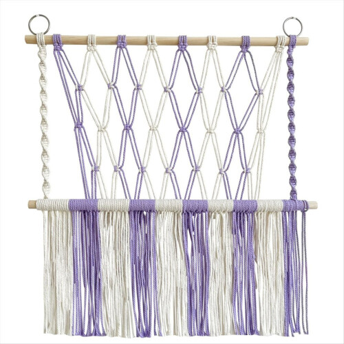 Stuffed Hammock Tapestry Space Saving Boho Macrame 1