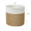 Cotton Roll Rope Basket, Decorative Woven Storage 7