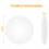 6pcs Cake Boards Drums Round, 1/2inch Thick Decora 3