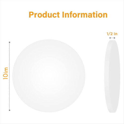 6pcs Cake Boards Drums Round, 1/2inch Thick Decora 2