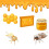 Luxurious Metal Honey Containers with Dipper Stora 9