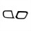 Car Dashboard LH&RH Side Cup Holder Trim Frame for 2