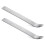 2 Panel Removal Tools Sheet Metal Skin Wedge Auto Tool Crowbar Decorative Tool , Silver 2