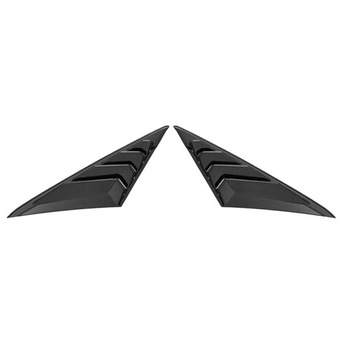 1Pair Car Rear Window Louver Shutter Trim Cover fo
