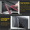 1Pair Car Rear Window Louver Shutter Trim Cover fo 5