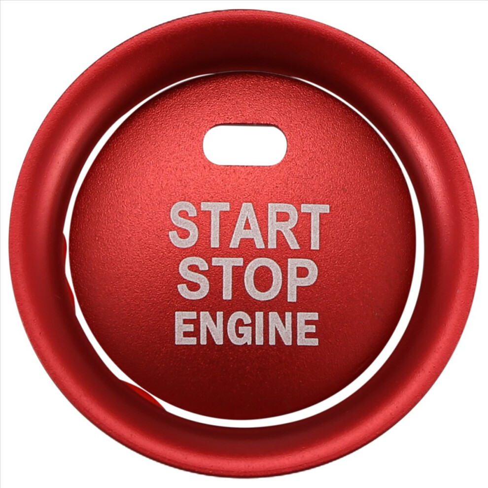 2Pc Set Keyless Engine Push Start Button & Surroun 4853093972053