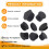 Accessories Frame Hole Cover Caps Decorative Cap 9