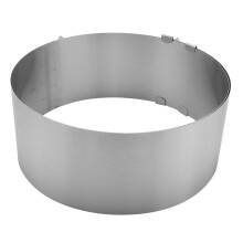 Cake Ring 6 to 12 Inch Adjustable Round Stainless