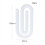 30pcs Sublimation Blank Acrylic Office Decorative 3