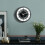 Acrylic Silent Large Wall Clock Modern Design Batt 6