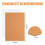 Pack of 8 Cork Board Self-Adhesive 1mm Thickness 3 3