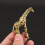 Solid Brass Giraffe Statue Desktop Ornament Vintag 4