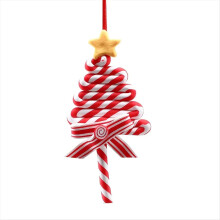 Christmas Tree Decoration Ornament Soft Clay Lolli