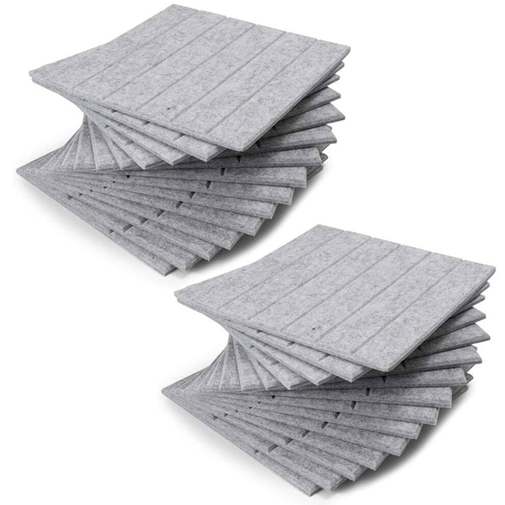 24 Pcs Sound-Absorbing Panels Sound Insulation Pad 4853093904986