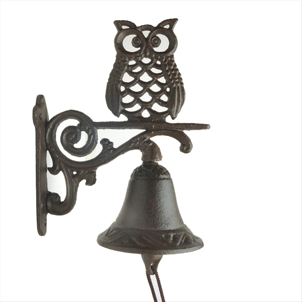 Vintage Doorbell Garden Cast Iron Welcome Entrance 4853093990262
