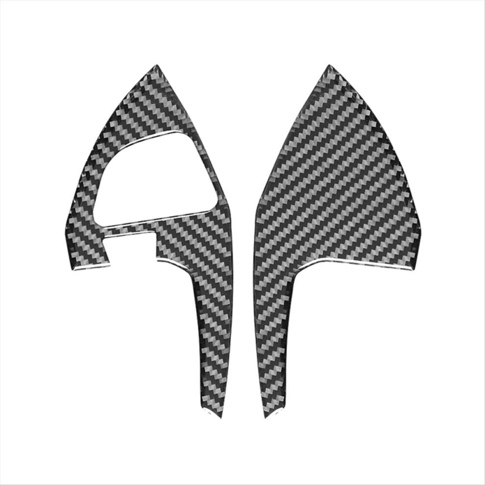 Carbon Fiber Car Steering Wheel Button Cover Trim 4853093967691