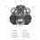 Party Light DJ Three-Head Disco Ball with Pattern 7