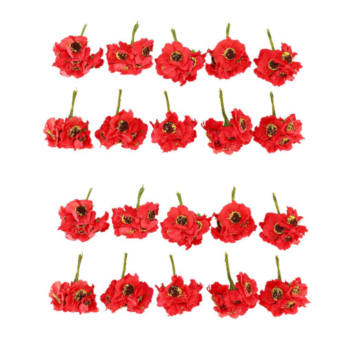 High Quality Silk Camellia 5cm 120Pcs Corn Hand Ma