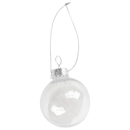 Clear DIY Baubles Shatterproof Seamless Plastic XM 2
