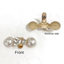4Pcs Big Pearl Decoration Clip High Heel Shoe Deco