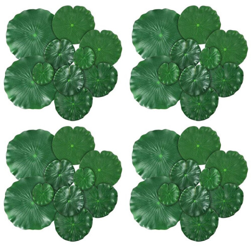 60 Pieces 5 Kinds Artificial Floating Foam Lotus L