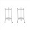 2X Two-Layer Elegant Metal Plant Stand Shelf Potte 2