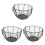 3X Iron Egg Storage Basket Snack Fruit Collection 2