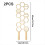 Pothos Plant Climber Support,Wooden Honeycomb Indo 8