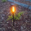 4 Pcs LED Solar Flame Light Lamp Flickering Waterp 8