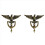2X Antique Door Knocker Eagle Head for Front Home 2