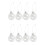 Clear DIY Baubles Shatterproof Seamless Plastic XM 1