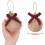 Christmas Tree Ornaments, 24Pcs 2-1/2 Inches Red B 7