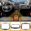 Car Front Navigation GPS Panel Decorative Cover Fr 9