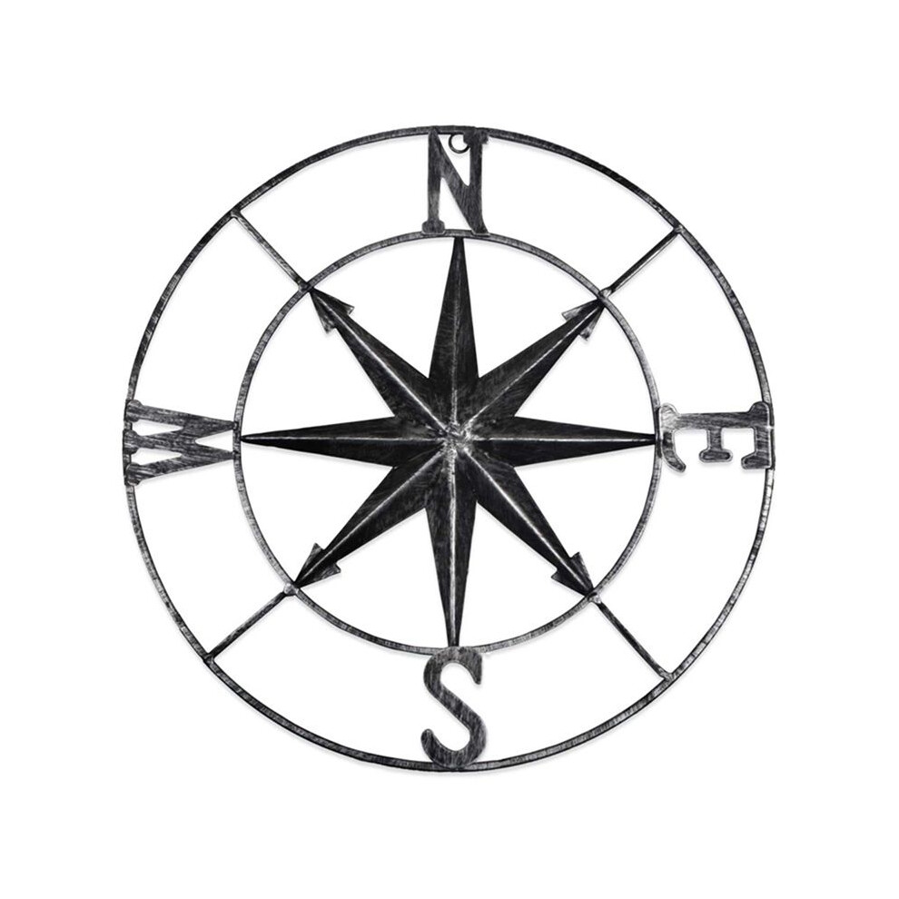 Metal Craft Compass Vane Wrought Iron Decoration Indoor Ornaments 4853093981338