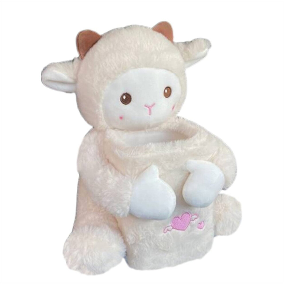 Car Tissue Box Bin 2-In-1 Cute Car Paper Box Inside The Decoration Animal Shape Storage Box 4853093920184