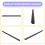 2PCS/SET Rear Side Window Rubber Strip for H3 H5 D 10