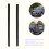 2PCS/SET Rear Side Window Rubber Strip for H3 H5 D 9