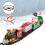 Christmas Train Set Railway Carriage Toy Tree Deco 6