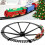 Christmas Train Set Railway Carriage Toy Tree Deco 7
