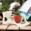 Relaxing Person Holding Pot Planter with Drainage 6