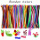 400 Pcs Random Colors Pipe Cleaners Chenille Stem 6