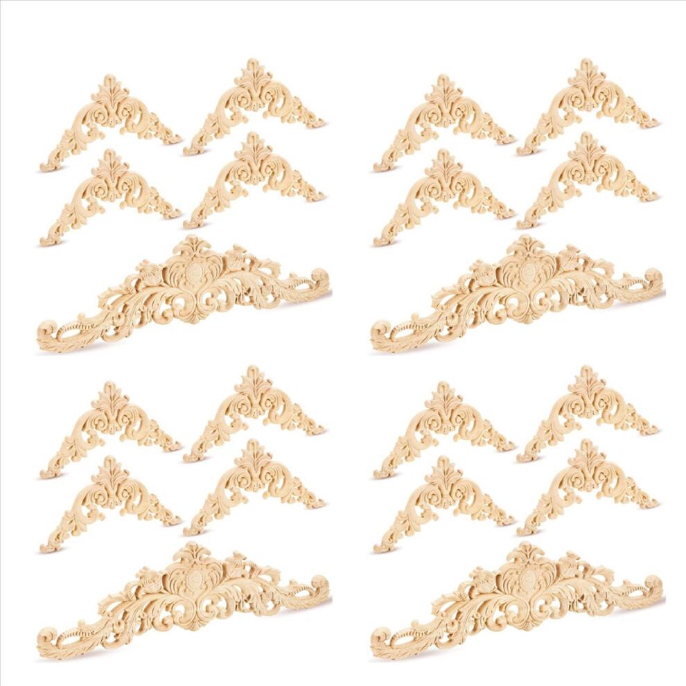 20X Wood Appliques Onlays Decorative Diy For Mirro 4853093903866
