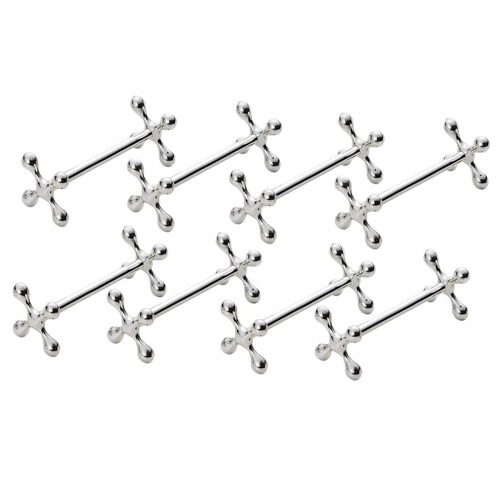 8 Pcs Zinc Alloy Chopsticks Rest Spoons Stand Fork