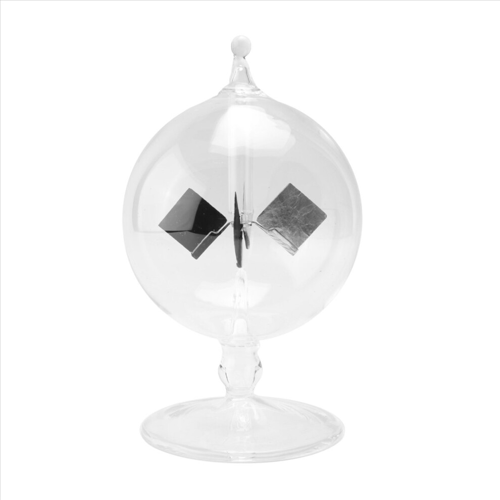 Solar Crookes Radiometer Glass Windmill Handmade Toy For Party Home Decoration Gift Transparent Light 4853093921310