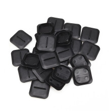 Bases de acrílico para miniaturas, suporte para miniaturas de papel com abas, bases profissionais de plástico para peças de jogos, compatíveis