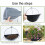 14Inch Half Round Planter Liner,Hanging Basket Liners,Planter Liners I 5