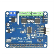 Stepper Motor HAT V0.2+Robot Expansion Board Stepper/Motor/Servo for 3