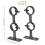 Curtain Rod Bracket, 2Pcs Double Holder, Brackets Hooks for Living Roo 7