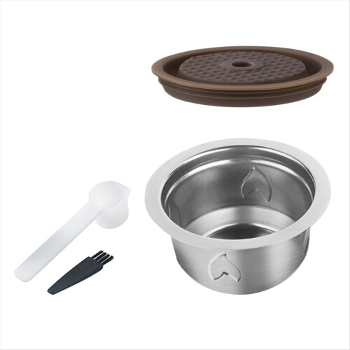 Herbruikbare koffie capsules RVS pod Espresso navulbare pods