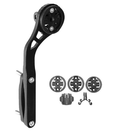 Bike Computer Mount Flat Handle Integrated Bicycle Camera Holder Left 1